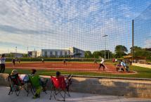 Softball-Game-at-Riverside-Park-in-Benton-Arkansas
