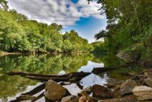 Saline-River-at-Lyle-Park-in-Benton-Arkansas